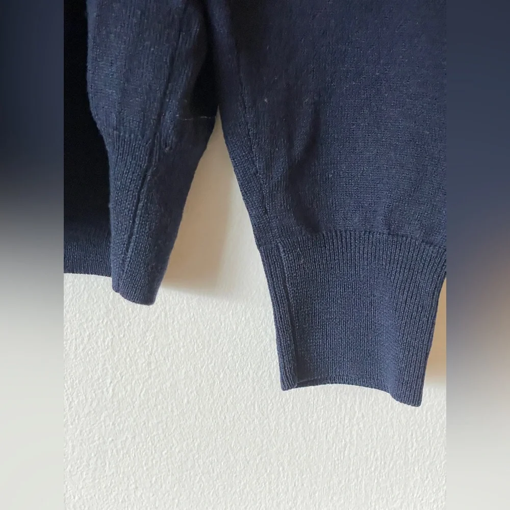 Peter Millar navy blue half-zip sweater - Picture 7 of 8